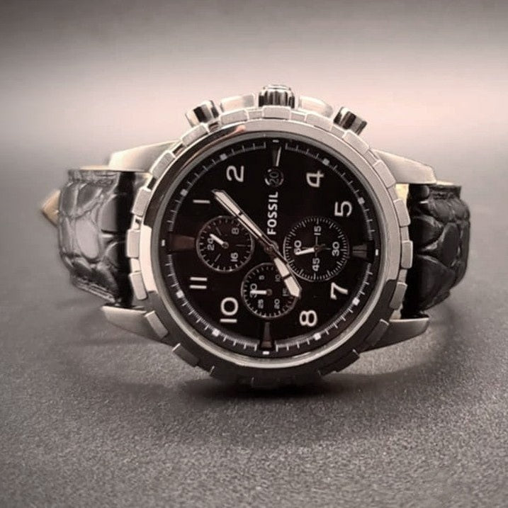 Fossil Large Mens Chronograph Quartz Luminous Sport Watch