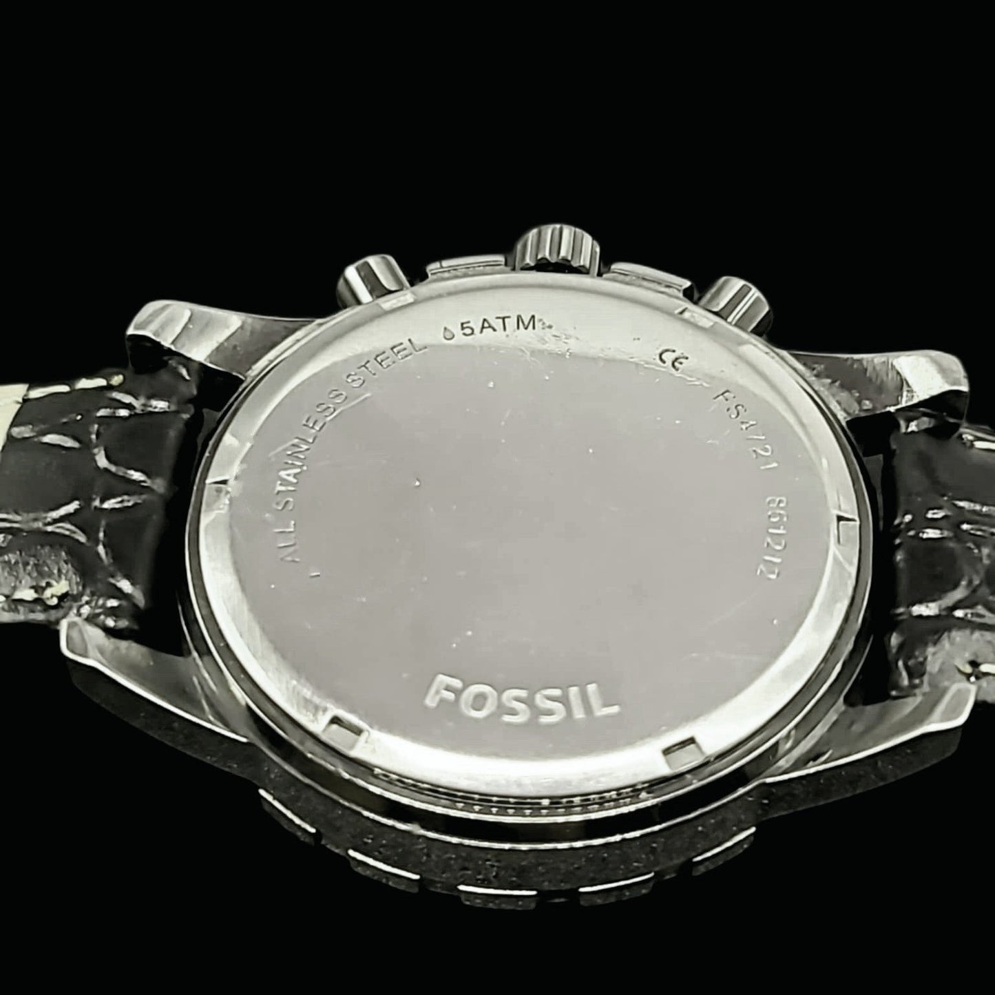Fossil Large Mens Chronograph Quartz Luminous Sport Watch