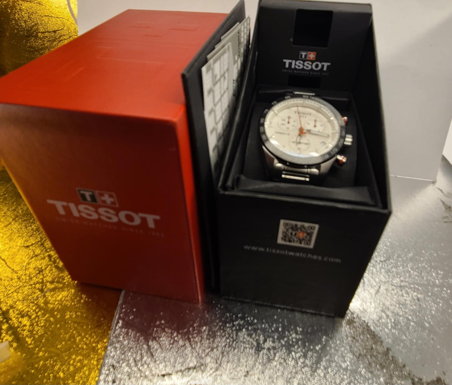 Tissot Mens Sport PRS516 Chronograph Water Resistant Triple Sub-Dial Luminescent Watch