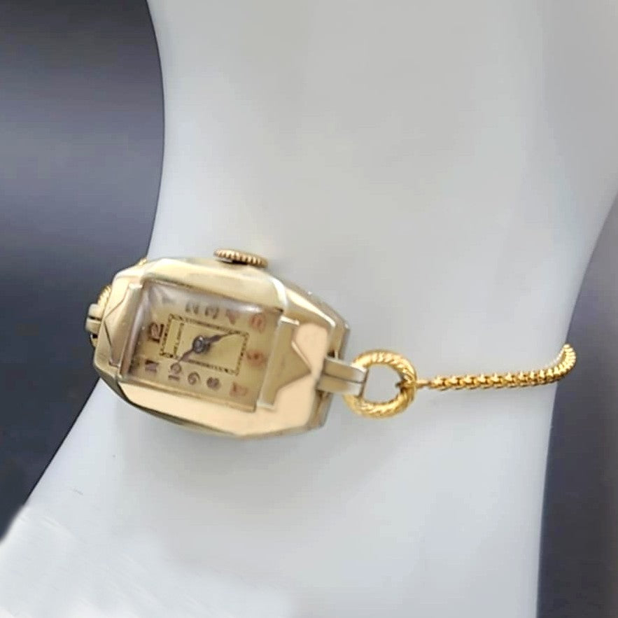 Helbros Swiss Gold Ladies Mechanical Watch