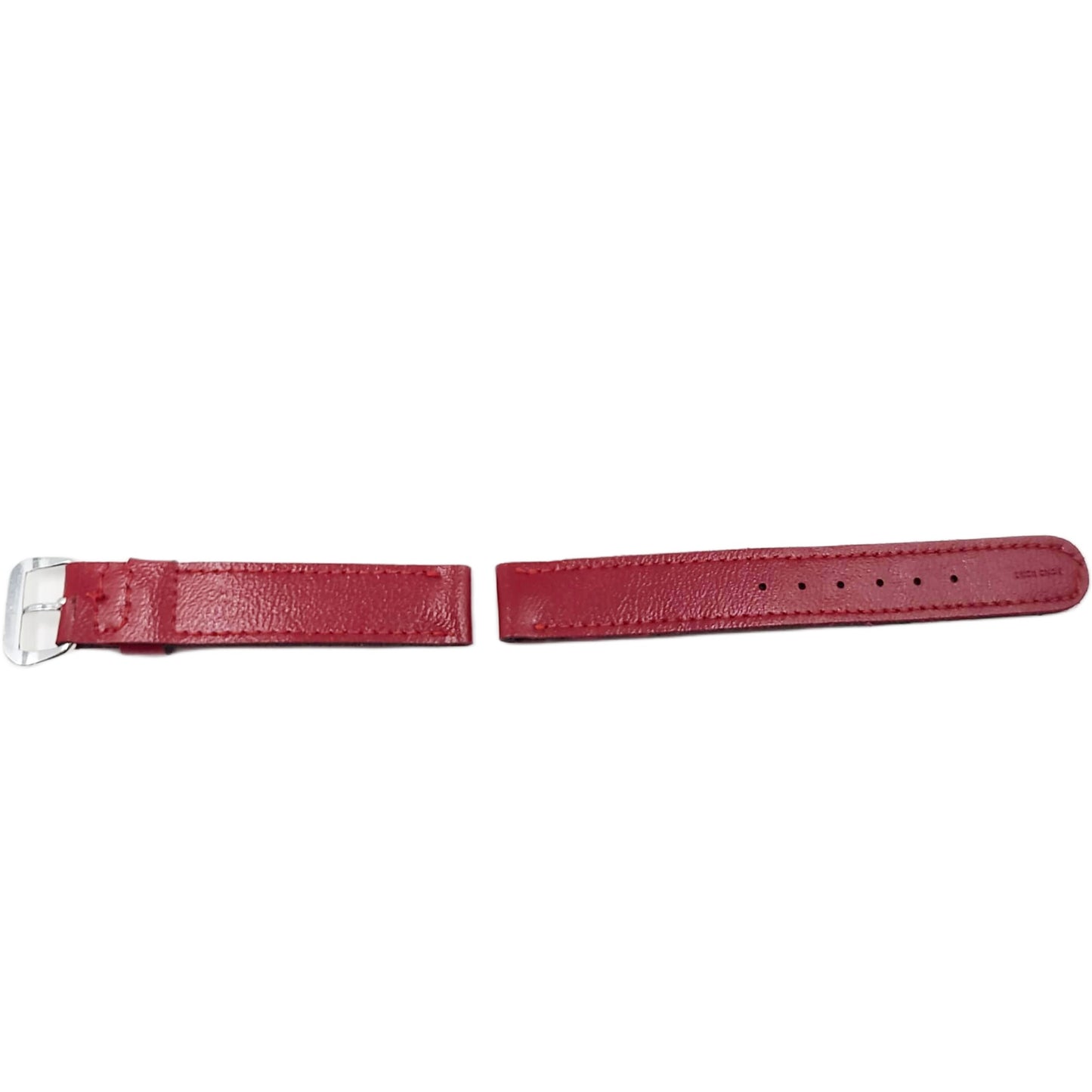 New Red Leather Retro Watch Band for 13mm Watch Lugs Ladies or Children