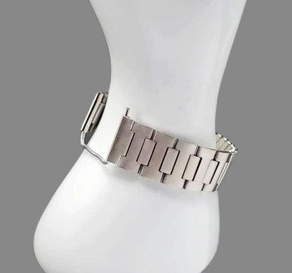 Vintage Style Mens 17mm Stainless Steel Watch Band