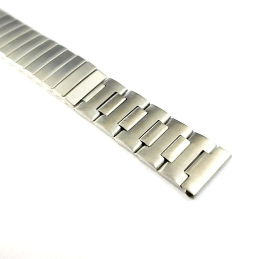 Vintage Style Mens 17mm Stainless Steel Watch Band