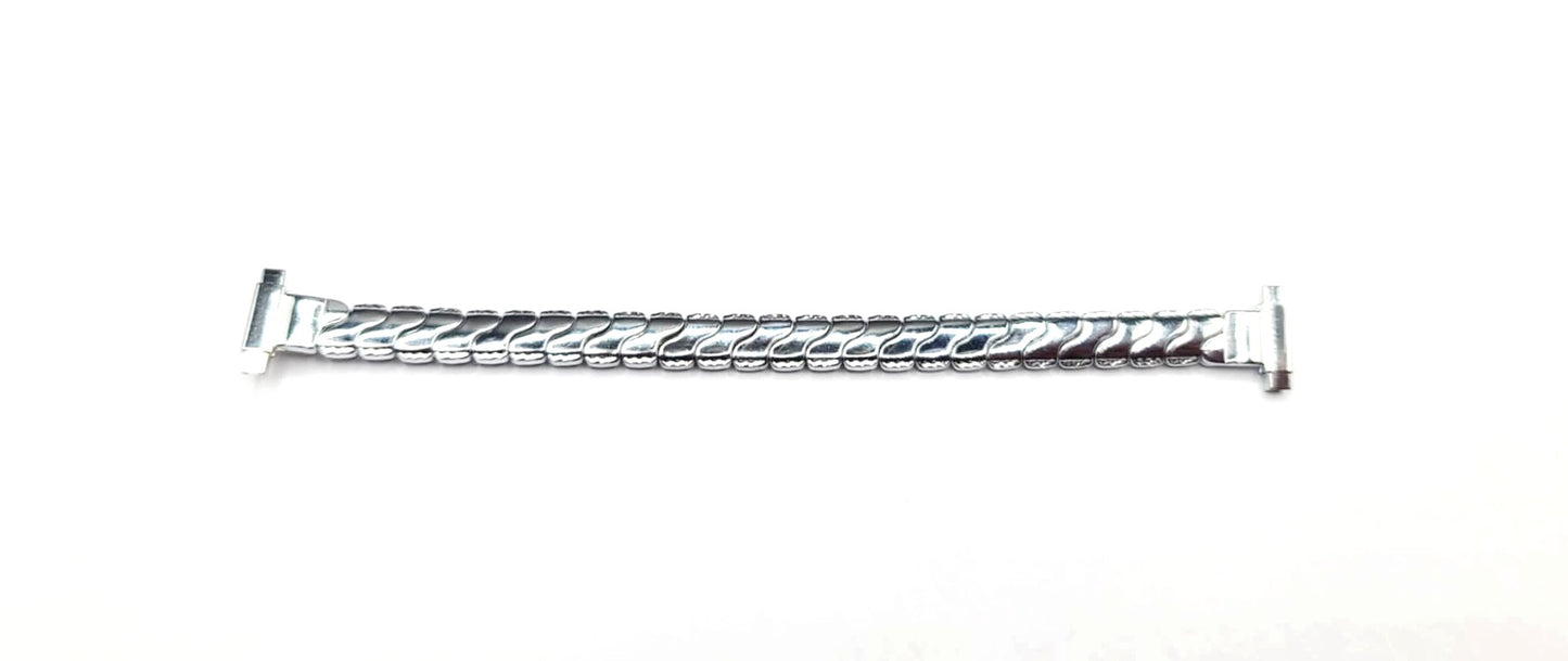 Vintage Watch Band-10mm Stainless Steel Ladies Expansion Band