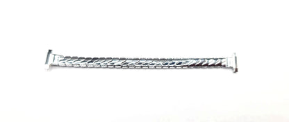 Vintage Watch Band-10mm Stainless Steel Ladies Expansion Band