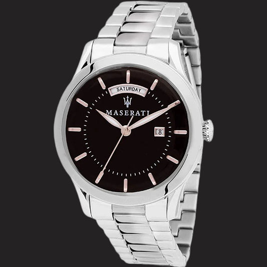 Maserati Classic Date Display Quartz Analog Mens Watch-R8853125002
