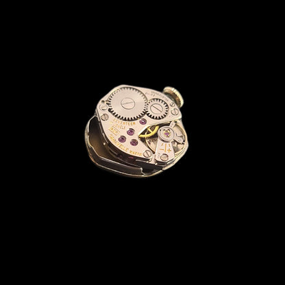 Bulova Diamond Ladies Vintage 10k Diamond Ornate 17-Jewelled Mechanical Watch