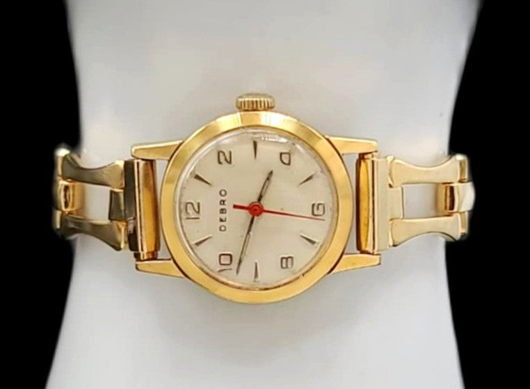 Debro Swiss Vintage Ladies Jewelled Mechanical Watch