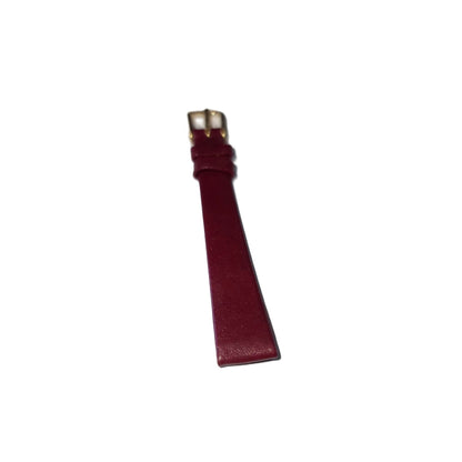Burgundy Leather Calfskin Kreisler Brand Ladies 11mm Watch Band