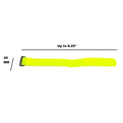 Vintage Velcro Sport One Piece Yellow Watch Bands
