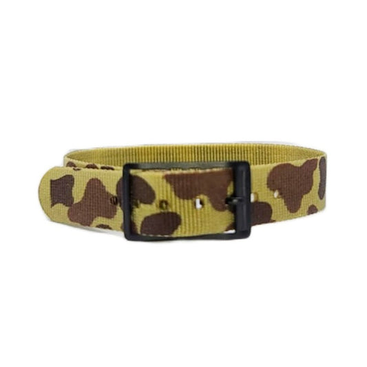 Vintage Unused New Old Stock Nylon Sport 12mm Watch Strap/Band Camo
