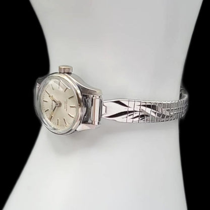 Caravelle by Bulova 17-Jewelled Mechanical Movement Ladies Vintage Watch