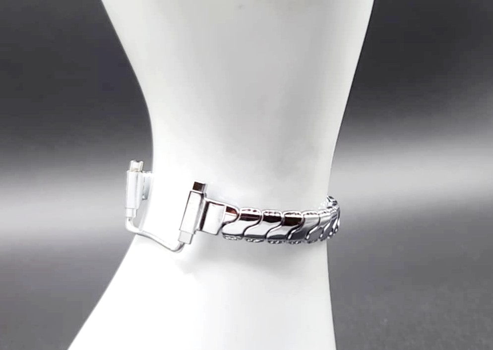 Vintage Watch Band-10mm Stainless Steel Ladies Expansion Band