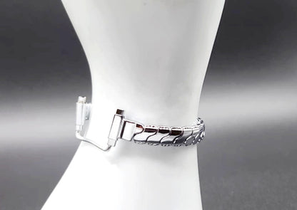 Vintage Watch Band-10mm Stainless Steel Ladies Expansion Band