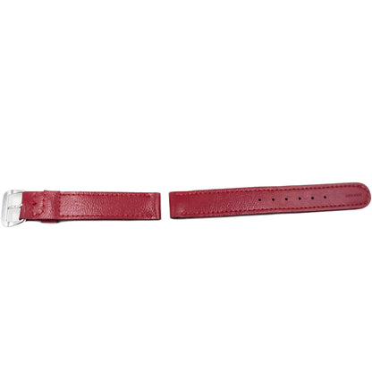 New Red Leather Retro Watch Band for 13mm Watch Lugs Ladies or Children
