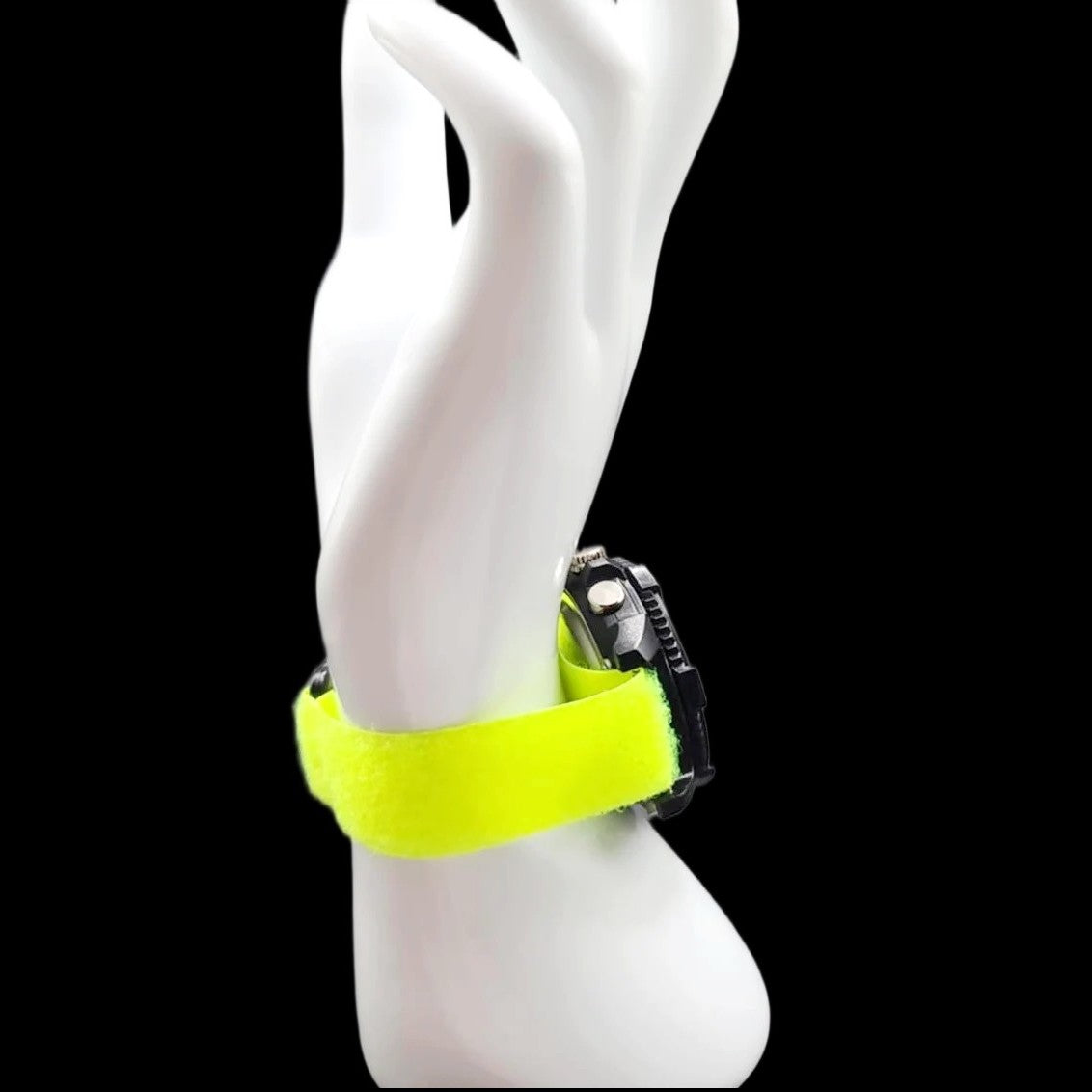Vintage Velcro Sport One Piece Yellow Watch Bands